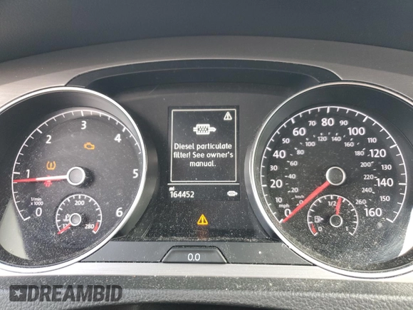 2015 Volkswagen Golf SportWagen TDI SE with VIN 3VWCA7AU2FM507490, listed as a Copart auction lot 49929304 with 164,452 mi miles. Bid and sale history available at carsss.com. Image 9.