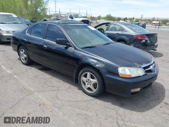 2002 Acura TL with VIN 19UUA56682A050537, listed as a IAAI auction lot 42056450 with 255,074 mi miles. Bid and sale history available at carsss.com. Image 1.