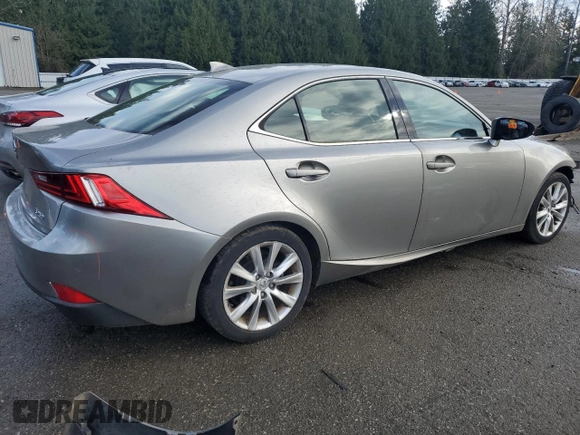 2014 Lexus IS 250 with VIN JTHBF1D21E5032098, listed as a Copart auction lot 50249285 with 81,821 mi miles and Salvage Title. Bid and sale history available at DreamBid. Image 3.
