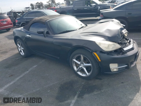 2008 Saturn Sky with VIN 1G8MC35B58Y116032, listed as a IAAI auction lot 40984700 with 1 mi miles. Bid and sale history available at carsss.com. Image 1.