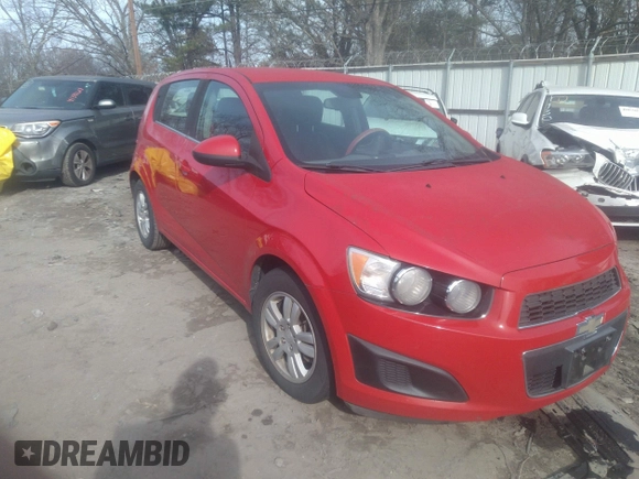 2013 Chevrolet Sonic LT with VIN 1G1JC6SH4D4205877, listed as a IAAI auction lot 41461380 with 113,780 mi miles. Bid and sale history available at carsss.com. Image 1.