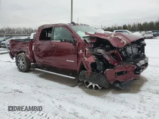 2024 Ram 2500 Longhorn with VIN 3C6UR5GL9RG339392, listed as a Copart auction lot 88396405 with 13,338 mi miles and Salvage Title. Bid and sale history available at carsss.com. Image 4.