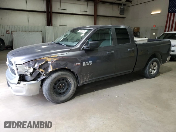 2018 Ram 1500 Express with VIN 1C6RR6FT4JS330660, listed as a Copart auction lot 47839455 with 130,605 mi miles and Salvage title. Bid and sale history available at DreamBid. Image 1.