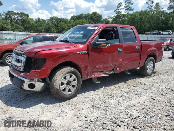 2014 Ford F-150 XL with VIN 1FTEW1CMXEFA90254, listed as a Copart auction lot 61789495 with 126,489 mi miles and Salvage title. Bid and sale history available at DreamBid. Image 1.