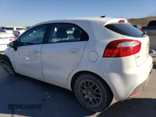 2014 Kia Rio LX with VIN KNADM5A36E6417300, listed as a Copart auction lot 82268544 with 166,455 mi miles and Clean Title. Bid and sale history available at carsss.com. Image 2.