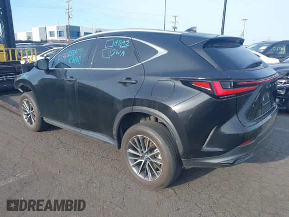 2023 Lexus NX with VIN 2T2GGCEZ7PC018994, listed as a IAAI auction lot 41528783 with 42,420 mi miles. Bid and sale history available at carsss.com. Image 3.