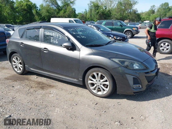 2010 Mazda 3 S Sport with VIN JM1BL1H62A1215437, listed as a IAAI auction lot 42169393 with 123,500 mi miles and . Bid and sale history available at DreamBid. Image 1.
