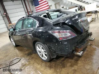 2012 Nissan Maxima 3.5 S with VIN 1N4AA5AP4CC863659, listed as a Copart auction lot 52316075 with 205,159 mi miles and Salvage Title. Bid and sale history available at carsss.com. Image 2.