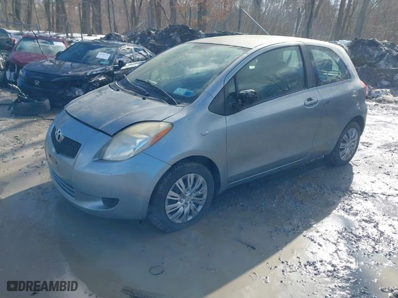 2007 Toyota Yaris with VIN JTDJT923475114118, listed as a IAAI auction lot 41647780 with 158,608 mi miles. Bid and sale history available at carsss.com. Image 2.
