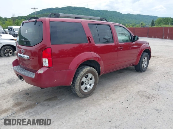 2008 Nissan Pathfinder SE z VIN 5N1AR18B58C654360, wystawiony jako IAAI lot #42353965 z przebiegiem 196 228 mil mil oraz . Historia ofert i sprzedaży dostępna na DreamBid. Obrazek 4.