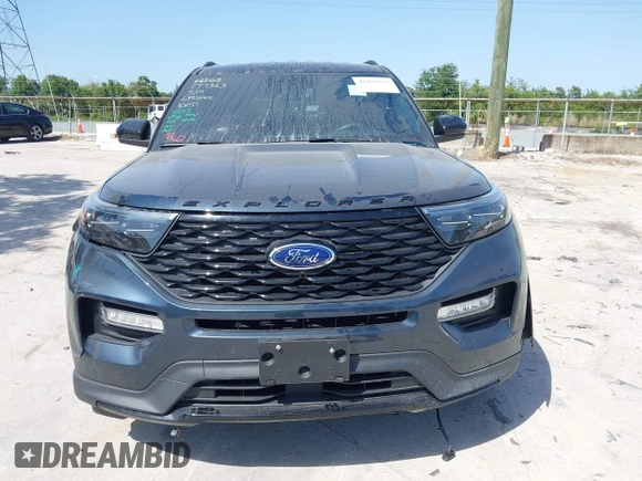 2023 Ford Explorer ST-Line with VIN 1FMSK7KH7PGB53387, listed as a IAAI auction lot 42279577 with 24,905 mi miles and . Bid and sale history available at DreamBid. Image 13.