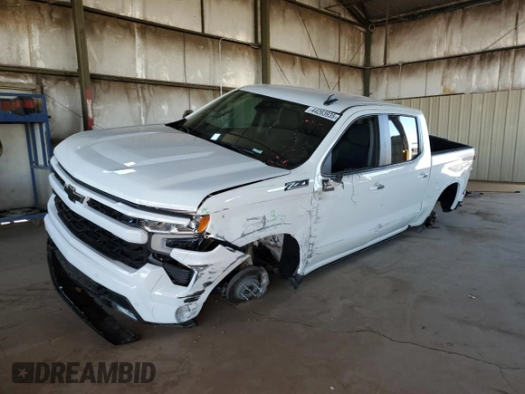 2024 Chevrolet Silverado 1500 RST with VIN 1GCUDEEDXRZ305674, listed as a Copart auction lot 44263935 with 4,228 mi miles and Salvage Title. Bid and sale history available at carsss.com. Image 1.