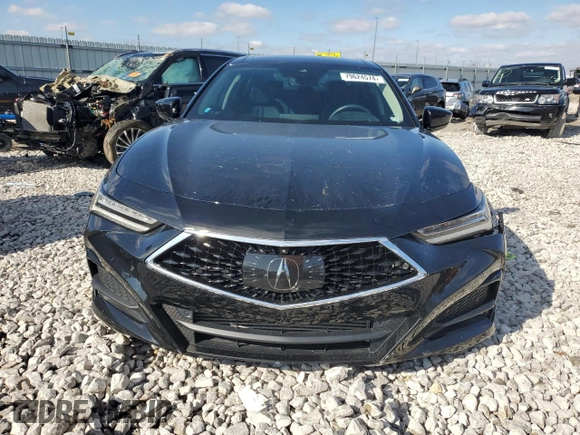 2021 Acura TLX w/Advance Package with VIN 19UUB5F66MA000591, listed as a Copart auction lot 79624574 with 18,339 mi miles and Salvage Title. Bid and sale history available at carsss.com. Image 5.