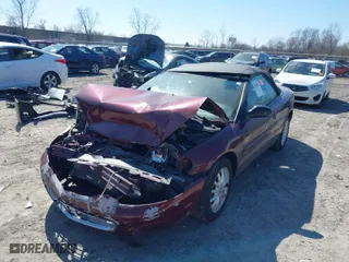 2002 Chrysler Sebring Conv with VIN 1C3EL45R12N279240, listed as a IAAI auction lot 41886541 with 65,576 mi miles. Bid and sale history available at carsss.com. Image 6.