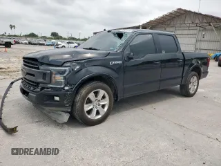 2019 Ford F-150 XL with VIN 1FTEW1C51KKE13134, listed as a Copart auction lot 57627095 with 189,429 mi miles and Salvage title. Bid and sale history available at DreamBid. Image 1.