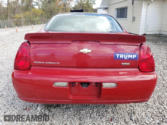 2007 Chevrolet Monte Carlo LT with VIN 2G1WK15KX79174753, listed as a Copart auction lot 79021084 with 180,360 mi miles and Salvage Title. Bid and sale history available at carsss.com. Image 6.