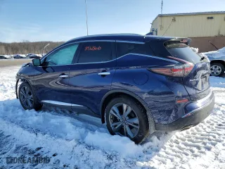 2023 Nissan Murano Platinum with VIN 5N1AZ2DSXPC109457, listed as a Copart auction lot 89325045 with 7,685 mi miles and Salvage Title. Bid and sale history available at carsss.com. Image 2.