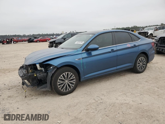 2019 Volkswagen Jetta SEL с VIN 3VWEB7BU7KM230687, выставлен на аукционе Copart как лот 45283785 с пробегом 73 787 миль миль и Списание • Salvage title. История ставок и продаж доступна на DreamBid. Изображение 1.