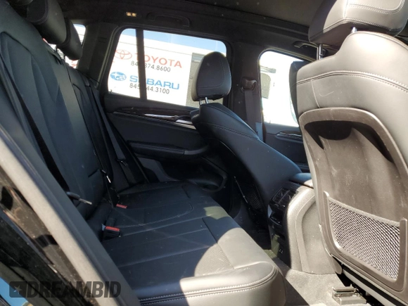2023 BMW X3 xDrive30i with VIN 5UX53DP04P9R28571, listed as a Copart auction lot 52360395 with 28,358 mi miles and Salvage Title. Bid and sale history available at DreamBid. Image 11.
