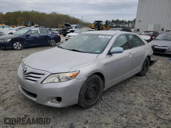 2010 Toyota Camry with VIN 4T1BF3EKXAU036867, listed as a Copart auction lot 53786885 with 109,723 mi miles and Salvage Title. Bid and sale history available at DreamBid. Image 1.