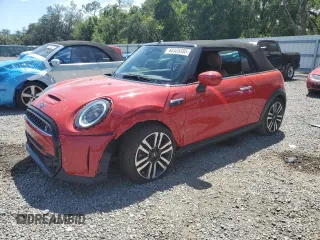 2024 MINI Convertible Cooper S z VIN WMW43DL09R3R36560, wystawiony jako Copart lot #60325395 z przebiegiem 10 619 mil mil oraz Szkoda całkowita • Salvage title. Historia ofert i sprzedaży dostępna na DreamBid. Obrazek 1.