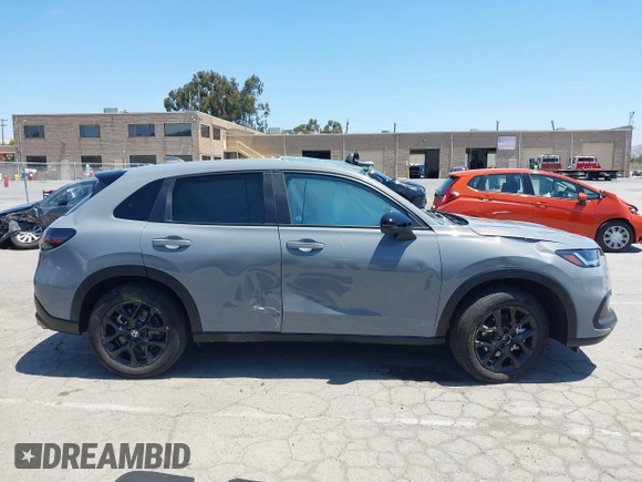 2024 Honda HR-V Sport with VIN 3CZRZ1H52RM729575, listed as a IAAI auction lot 42360144 with 10,906 mi miles and . Bid and sale history available at DreamBid. Image 13.