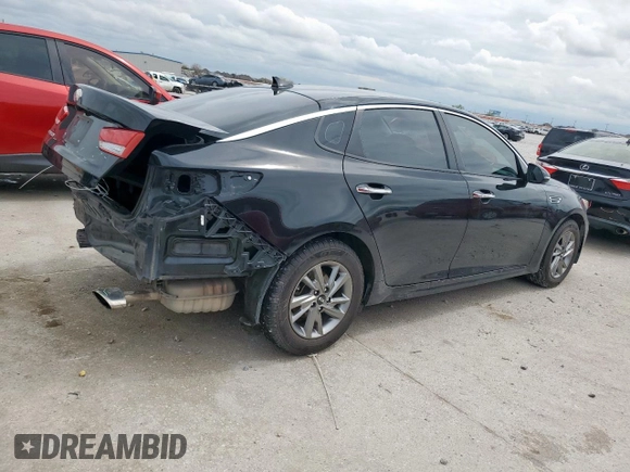 2019 Kia Optima LX with VIN 5XXGT4L3XKG307325, listed as a Copart auction lot 51004105 with 141,259 mi miles and Salvage Title. Bid and sale history available at DreamBid. Image 3.