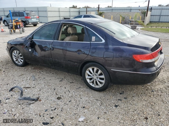 2007 Hyundai Azera SE with VIN KMHFC46F87A188870, listed as a Copart auction lot 76523004 with 0 mi miles and Non Repairable. Bid and sale history available at carsss.com. Image 2.