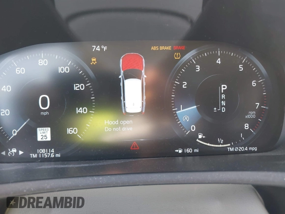 2017 Volvo XC90 with VIN YV4A22PK5H1142882, listed as a IAAI auction lot 42019322 with 108,114 mi miles and . Bid and sale history available at DreamBid. Image 7.