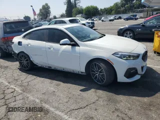 2021 BMW 2 Series 228i with VIN WBA53AK06M7H35952, listed as a Copart auction lot 63047585 with 15,701 mi miles and Salvage title. Bid and sale history available at DreamBid. Image 4.