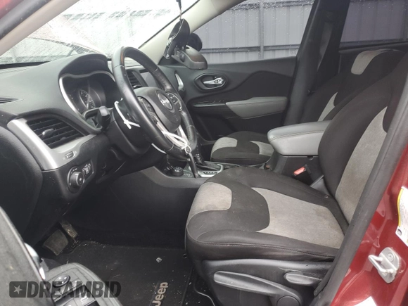 2014 Jeep Cherokee Altitude with VIN 1C4PJMCB7EW141684, listed as a Copart auction lot 51260065 with 163,656 mi miles and Salvage Title. Bid and sale history available at carsss.com. Image 7.