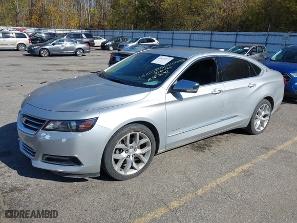 2020 Chevrolet Impala Premier with VIN 1G1105S35LU102358, listed as a IAAI auction lot 40619377 with 97,541 mi miles. Bid and sale history available at carsss.com. Image 2.