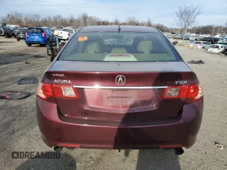 2012 Acura TSX with VIN JH4CU2F45CC006899, listed as a Copart auction lot 45883265 with 154,490 mi miles and Salvage Title. Bid and sale history available at carsss.com. Image 6.