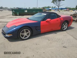 2002 Chevrolet Corvette with VIN 1G1YY32G425128263, listed as a Copart auction lot 65009435 with 27,421 mi miles and Clean title. Bid and sale history available at DreamBid. Image 1.