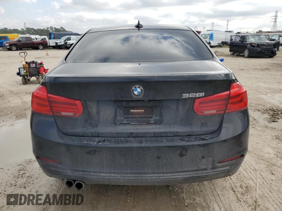 2016 BMW 3 Series 328i with VIN WBA8E9G54GNT43690, listed as a Copart auction lot 43991545 with 65,081 mi miles and Salvage Title. Bid and sale history available at carsss.com. Image 6.