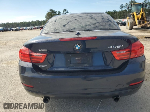 2015 BMW 4 Series 435i xDrive with VIN WBA3T7C5XFPW79549, listed as a Copart auction lot 47806745 with 113,428 mi miles and Salvage title. Bid and sale history available at DreamBid. Image 6.