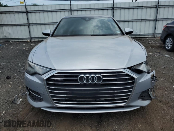 2019 Audi A6 Premium with VIN WAUD8AF24KN129211, listed as a Copart auction lot 59835875 with 56,105 mi miles and Salvage title. Bid and sale history available at DreamBid. Image 5.