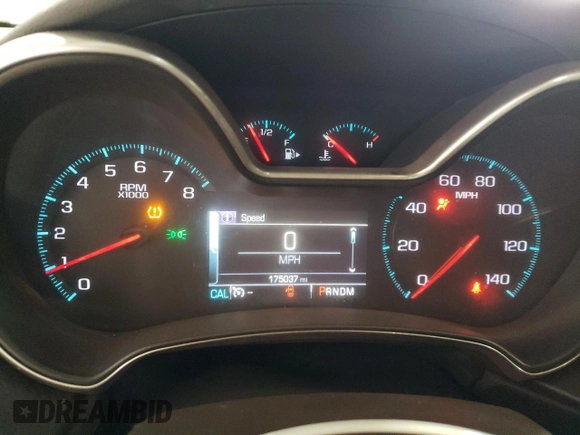 2016 Chevrolet Impala LT z VIN 2G1115S39G9178777, wystawiony jako Copart lot #56921855 z przebiegiem 175 037 mil mil oraz Szkoda całkowita • Salvage title. Historia ofert i sprzedaży dostępna na DreamBid. Obrazek 9.