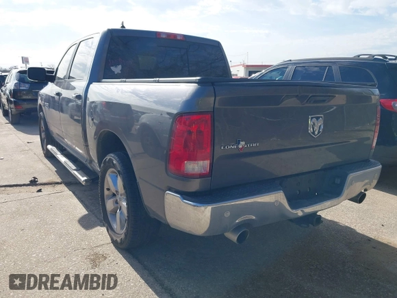 2016 Ram 1500 Lone Star with VIN 1C6RR6LT9GS241521, listed as a IAAI auction lot 41415897 with 168,896 mi miles. Bid and sale history available at carsss.com. Image 3.