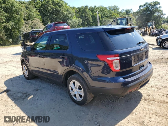 2015 Ford Utility Police Interceptor with VIN 1FM5K8AR3FGB75804, listed as a Copart auction lot 69393884 with 0 mi miles and Salvage Title. Bid and sale history available at carsss.com. Image 2.