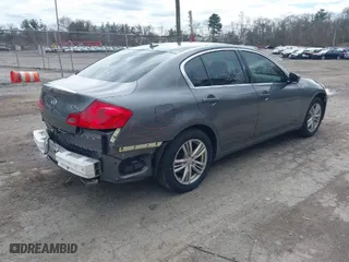 2012 Infiniti G25 Sedan x with VIN JN1DV6ARXCM860619, listed as a IAAI auction lot 41807221 with 115,615 mi miles. Bid and sale history available at carsss.com. Image 4.