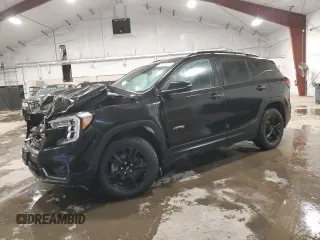 2022 GMC Terrain AT4 with VIN 3GKALYEV1NL231986, listed as a Copart auction lot 45867305 with 29,746 mi miles and Salvage Title. Bid and sale history available at DreamBid. Image 1.