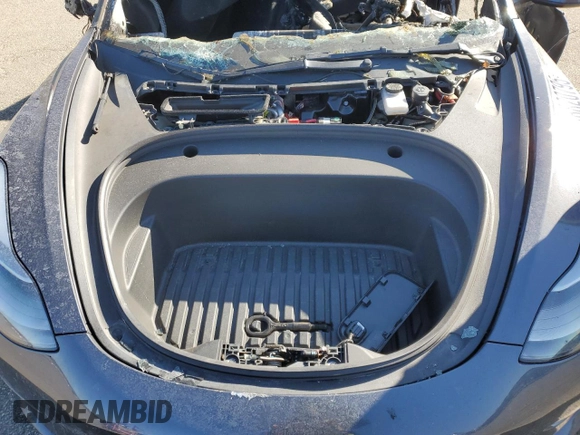 2022 Tesla Model 3 with VIN 5YJ3E1EA7NF335948, listed as a Copart auction lot 46820795 with Not Provided miles and Salvage Title. Bid and sale history available at DreamBid. Image 11.