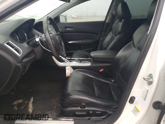 2015 Acura TLX V6 Tech with VIN 19UUB3F5XFA001483, listed as a Copart auction lot 42386515 with 135,582 mi miles and Salvage Title. Bid and sale history available at carsss.com. Image 7.