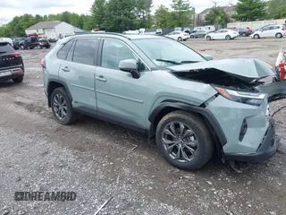 2023 Toyota RAV4 Hybrid XLE Premium with VIN 4T3B6RFV1PU120135, listed as a IAAI auction lot 42371702 with 27,822 mi miles and . Bid and sale history available at DreamBid. Image 1.
