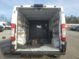 2023 Ram ProMaster Cargo with VIN 3C6LRVVG3PE565891, listed as a Copart auction lot 88542025 with Not Provided miles and Salvage Title. Bid and sale history available at DreamBid. Image 6.