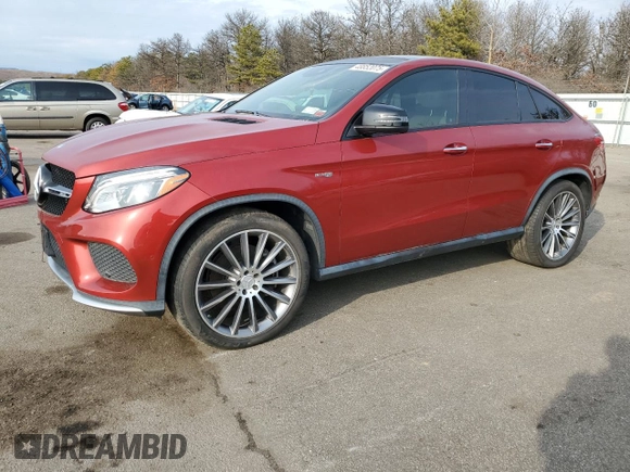 2017 Mercedes-Benz GLE 43 AMG z VIN 4JGED6EB1HA069241, wystawiony jako Copart lot #48852075 z przebiegiem 26 268 mil mil oraz Czysty tytuł • Clean title. Historia ofert i sprzedaży dostępna na DreamBid. Obrazek 1.