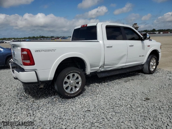 2022 Ram 2500 Laramie with VIN 3C6UR5FJ7NG229712, listed as a Copart auction lot 51058115 with 36,094 mi miles and Salvage Title. Bid and sale history available at carsss.com. Image 3.