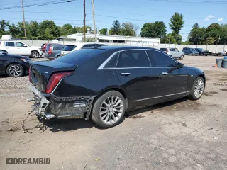 2018 Cadillac CT6 Luxury AWD with VIN 1G6KD5RS4JU159650, listed as a Copart auction lot 70673724 with 72,724 mi miles and Salvage Title. Bid and sale history available at carsss.com. Image 3.