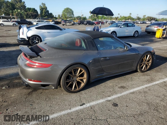2019 Porsche 911 4 with VIN WP0BA2A91KS120069, listed as a Copart auction lot 59178924 with 44,442 mi miles and Salvage Title. Bid and sale history available at carsss.com. Image 3.